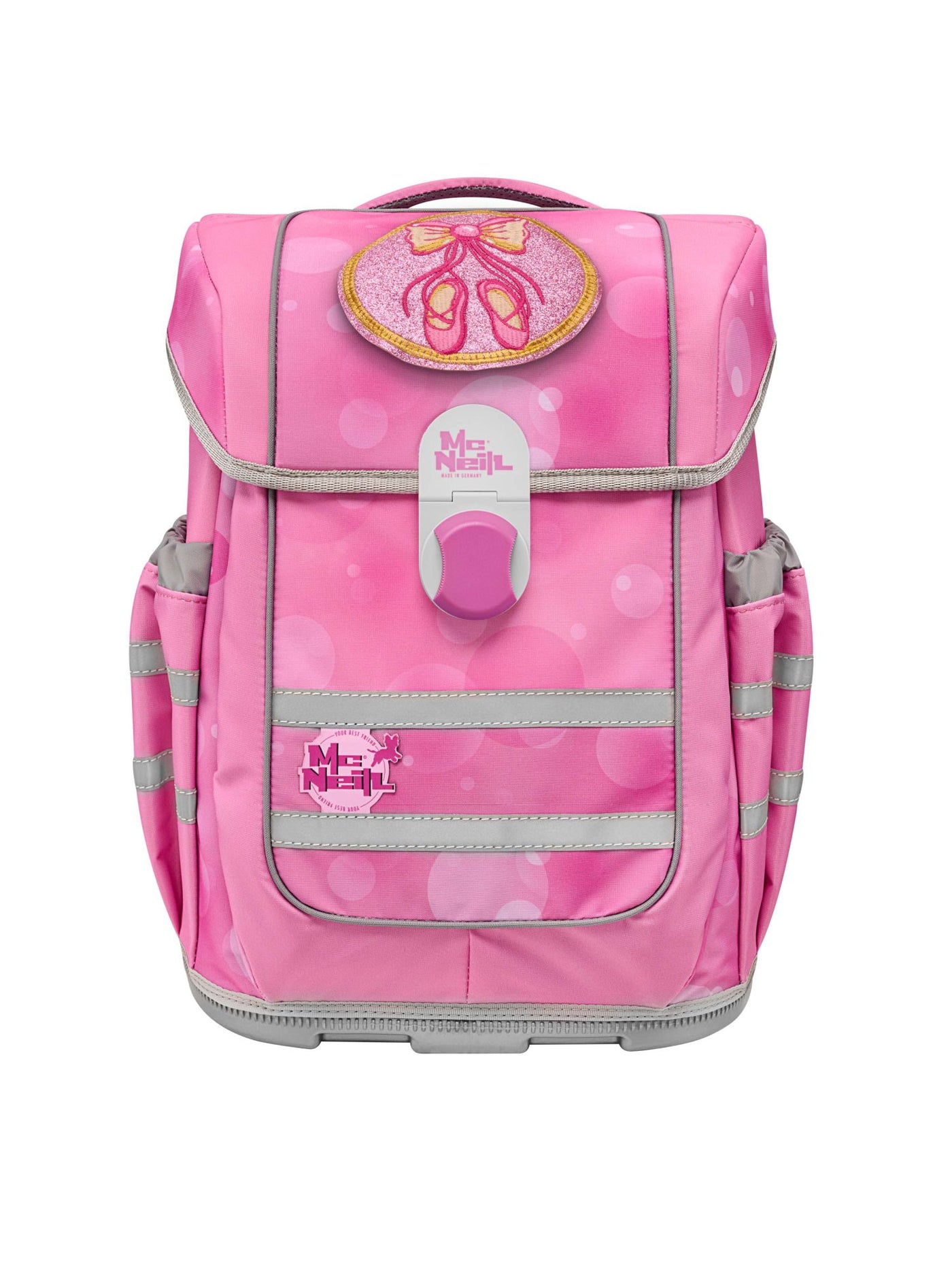 McOcean Girly Ballerina Schulranzen Set 9-teilig mit Koziol Lunch-Set und Schultüte