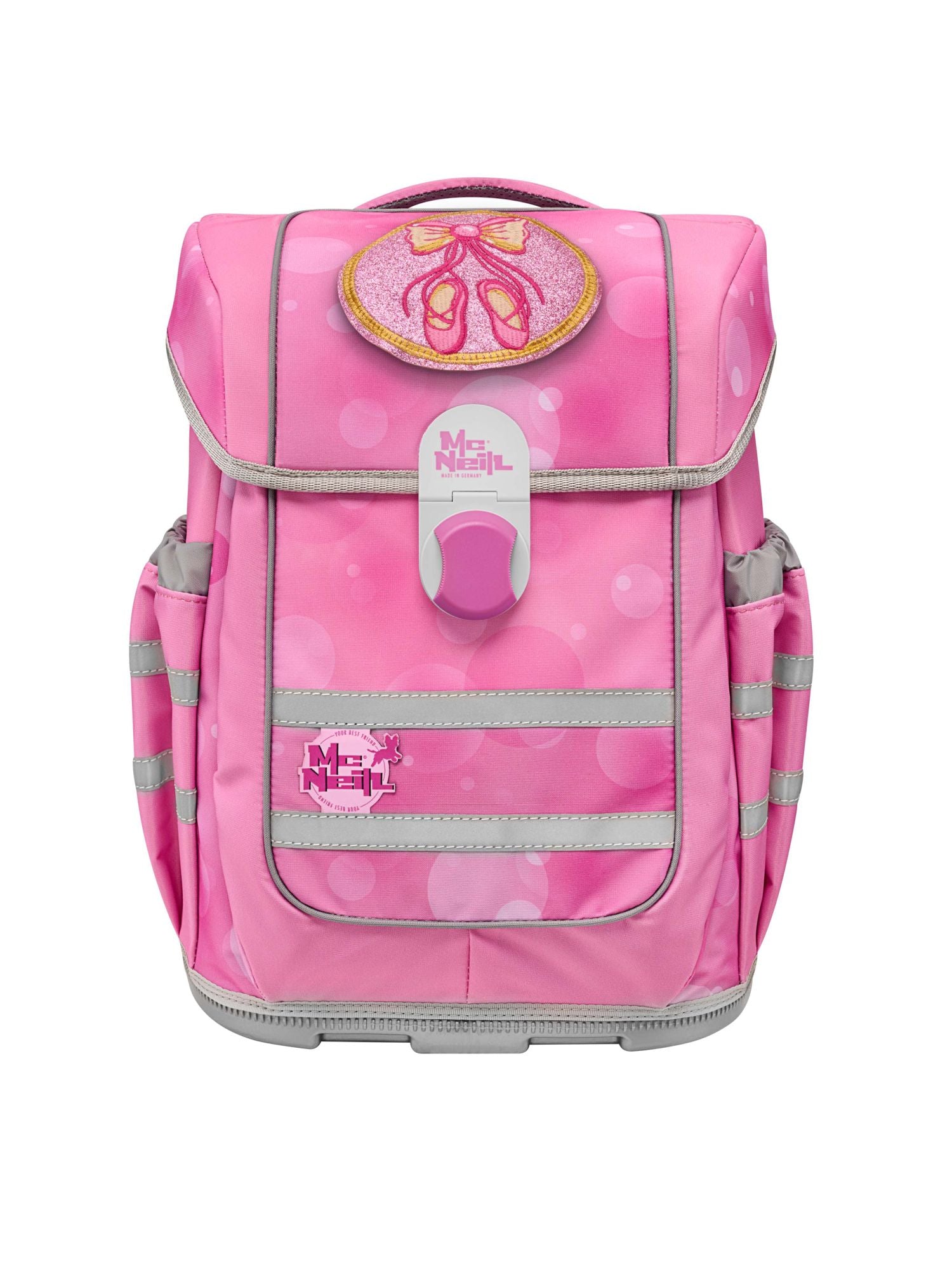 McOcean Girly Ballerina Schulranzen Set 9-teilig mit Koziol Lunch-Set und Schultüte