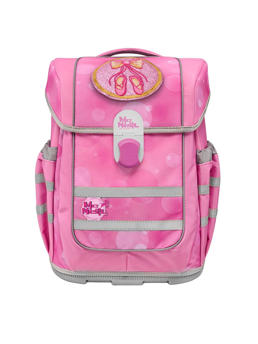 McOcean Girly Ballerina Schulranzen Set 9-teilig mit Koziol Lunch-Set und Schultüte