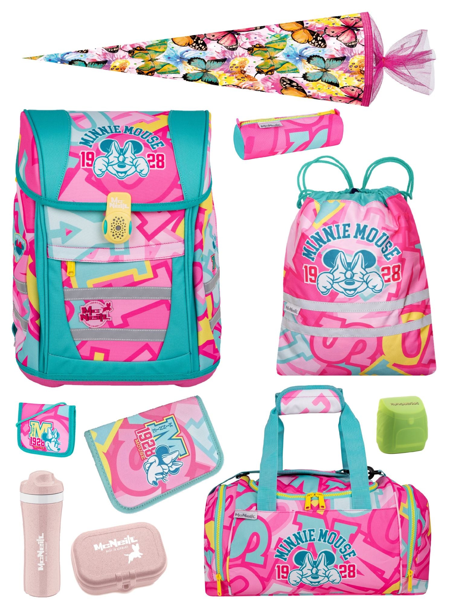 McNeill Schulranzen 1. Klasse Teneris Disney Edition Minnie Maus
