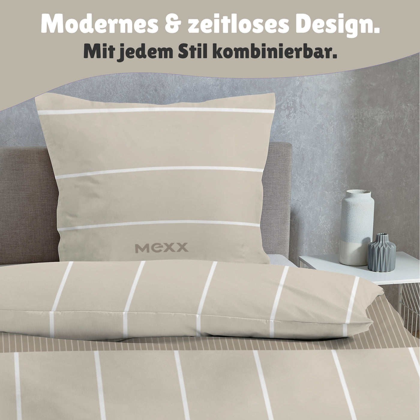 Maße und Lieferumfang des 2-teiligen Bettwäsche-Sets 135x200 80x80 cm