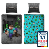 Infotafel Note 1,1 von Warentest Online für Mikrofaser Bettwäsche von Familando