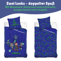 Infotafel Wendeseite mit Vorder- und Rückseite nebeneinander