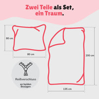 Vorderseite Mickey & Minnie Partner Bettwäsche mit Minnie Mouse