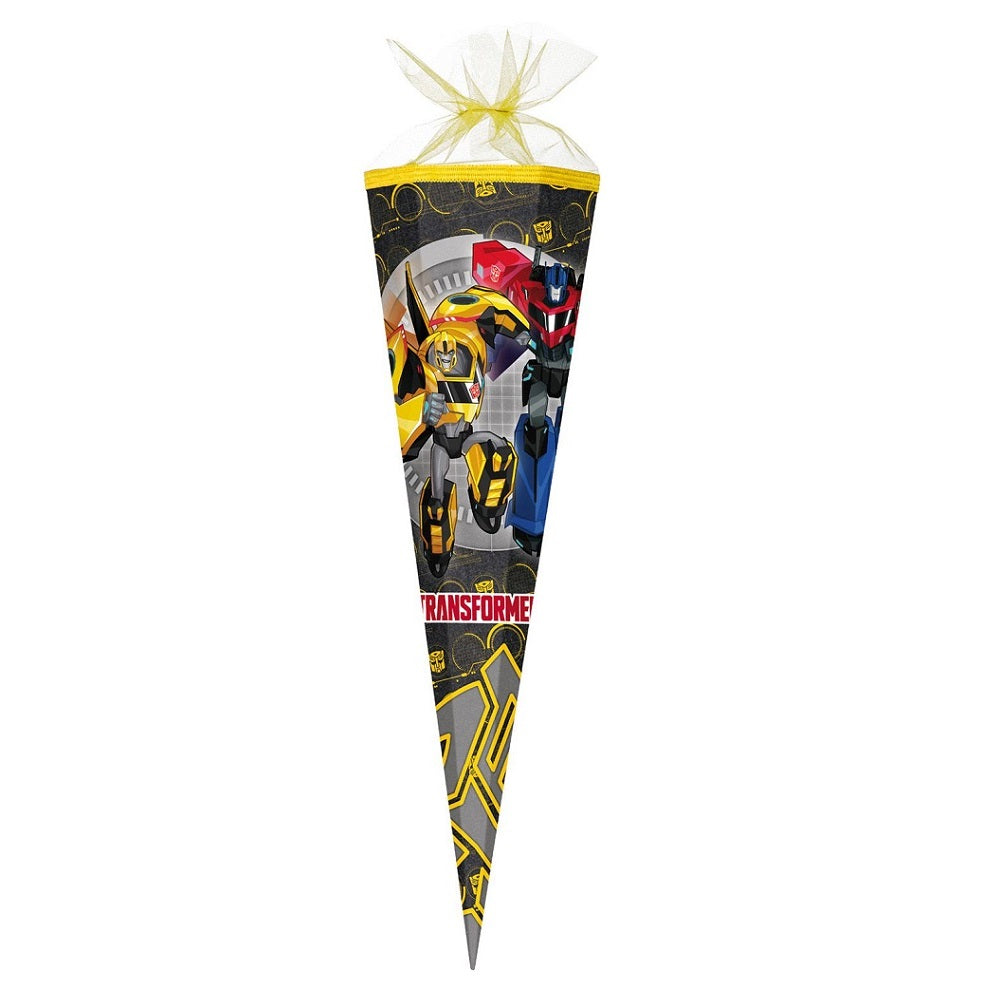 Transformers Schultüte Zuckertüte grau gelb 85cm groß