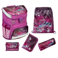 Scooli Schulranzen für Mädchen mit lila Pegasus Motiv 