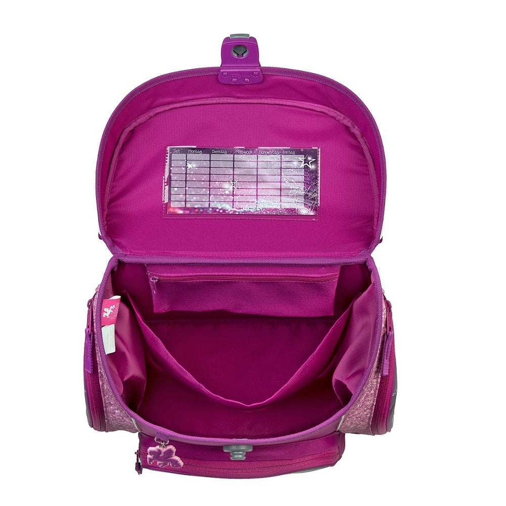 Pegasus Büchertasche geräumig mit Innenaufteilung passen ab der 1. Klasse