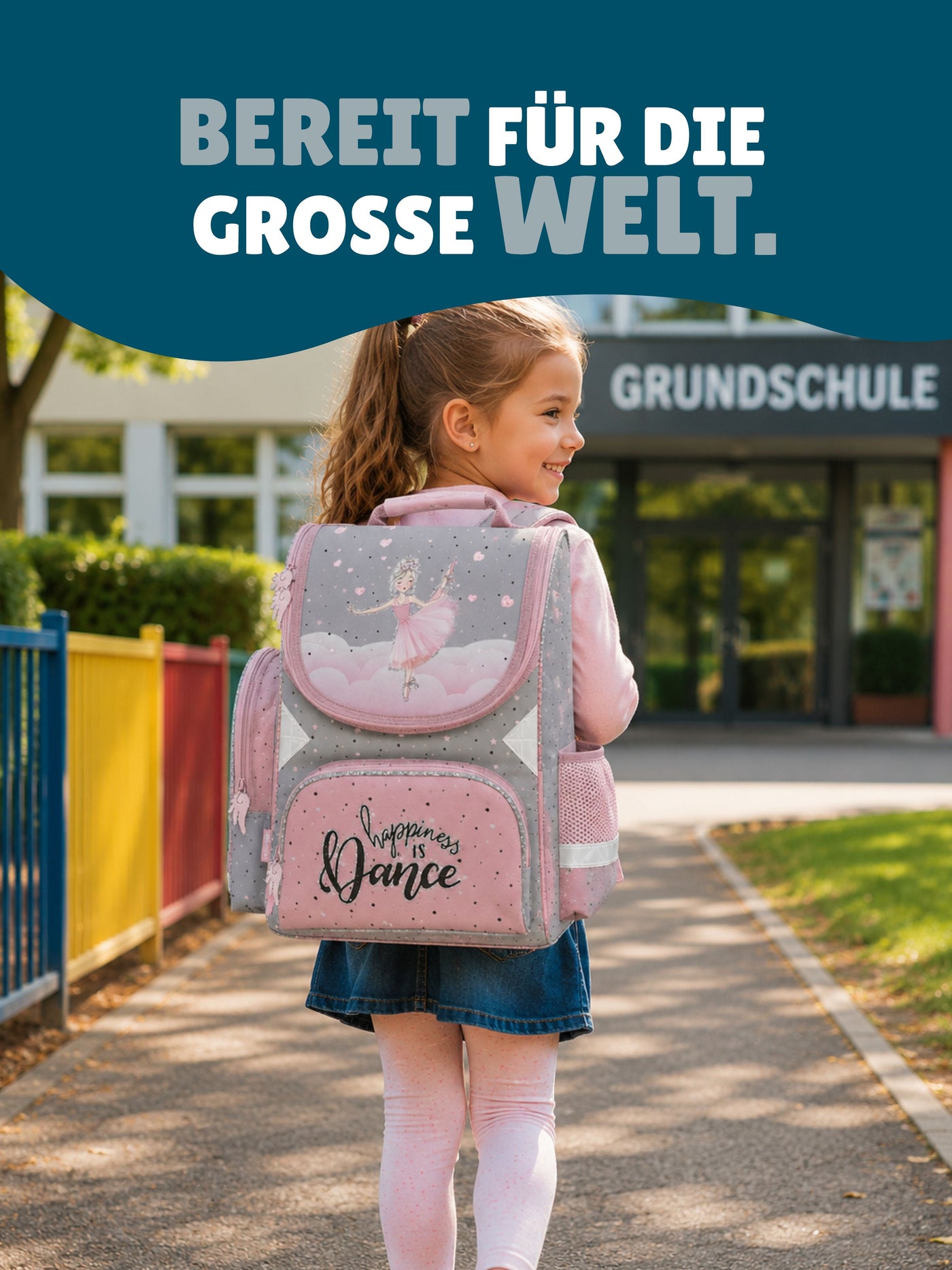 Ballerina Federmappe Schüleretui gefüllt