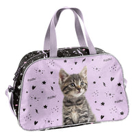 Kitty Sporttasche Katze Lila