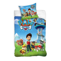 Vorderseite Paw Patrol Biber Bettwäsche für Jungen und Mädchen mit allen Charakteren 135x200 cm