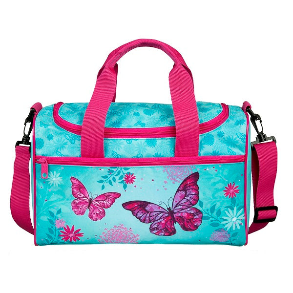 Sporttasche BUTTERFLY (Maße: ca. 35 x 24 x 16 cm | Material: Polyester | mit Reißverschluss-Hauptfach)