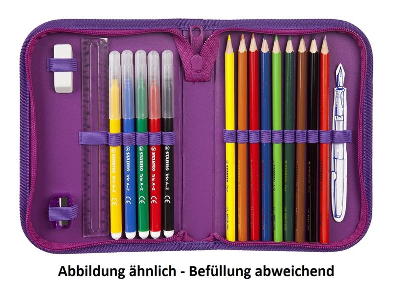Detailansicht Füllung Federmappe