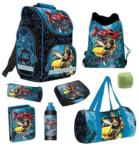 Transformers Schulranzen Set 8-teilig mit Sporttasche