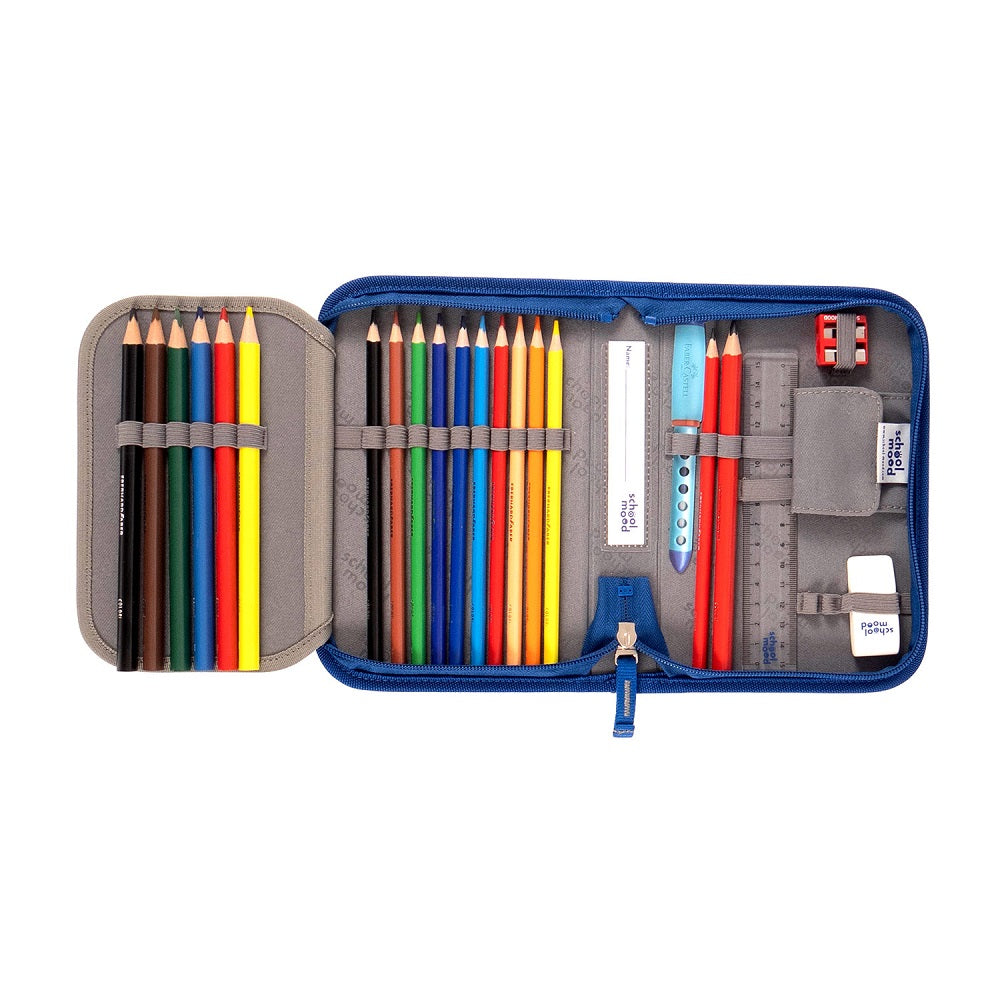 School Mood Fußball Schulranzen für Jungen 1. Klasse FC Schalke 04 Schultasche im Set 10-teilig mit großer Schultüte 85 cm