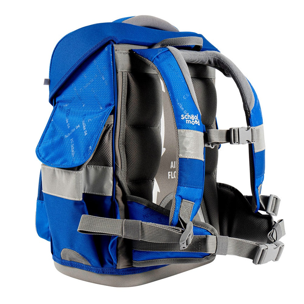 School Mood Fußball Schulranzen für Jungen 1. Klasse FC Schalke 04 Schultasche im Set 10-teilig mit großer Schultüte 85 cm