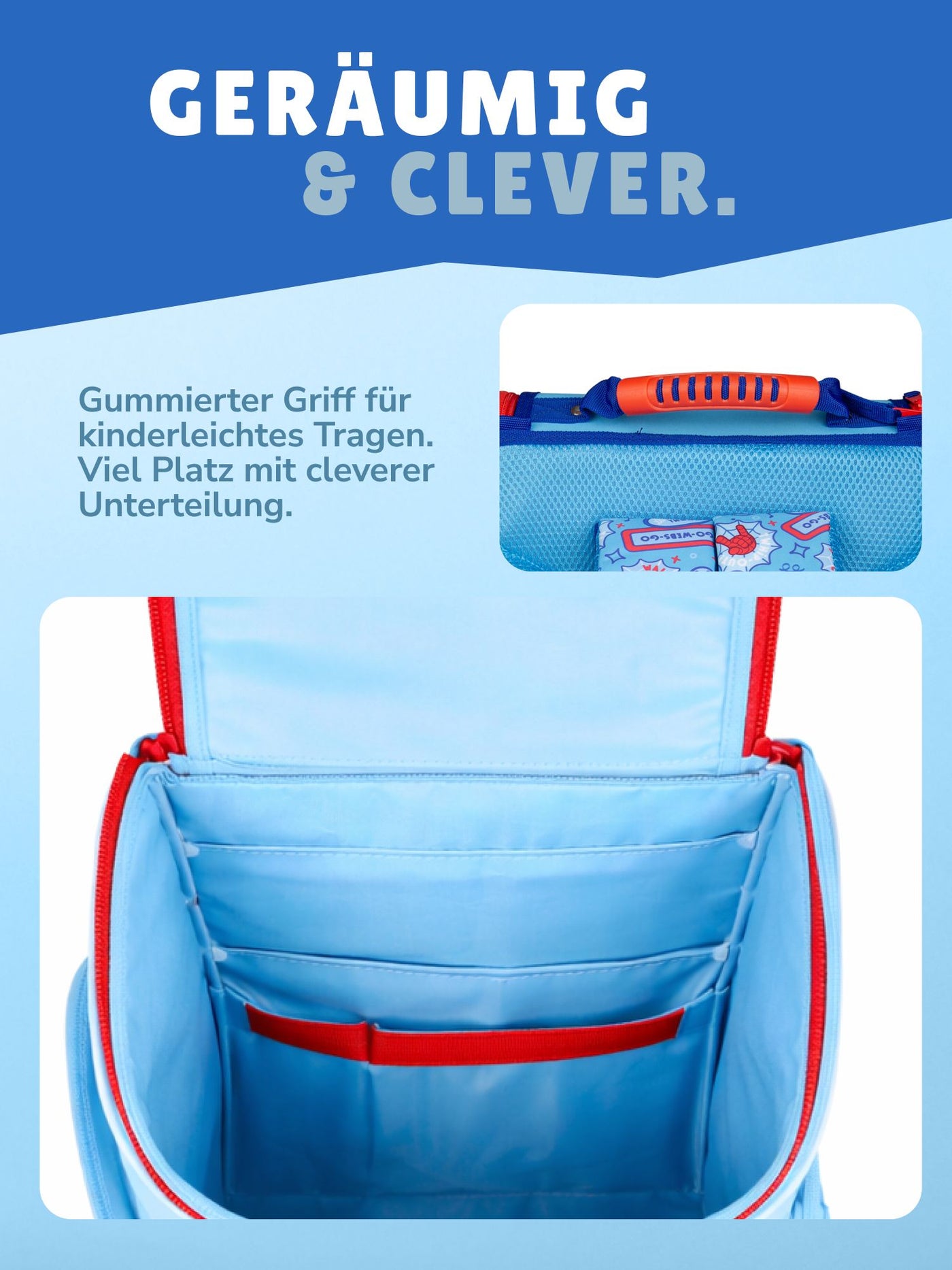 ergonomisch und leicht Ranzen Set für Jungen Unisex