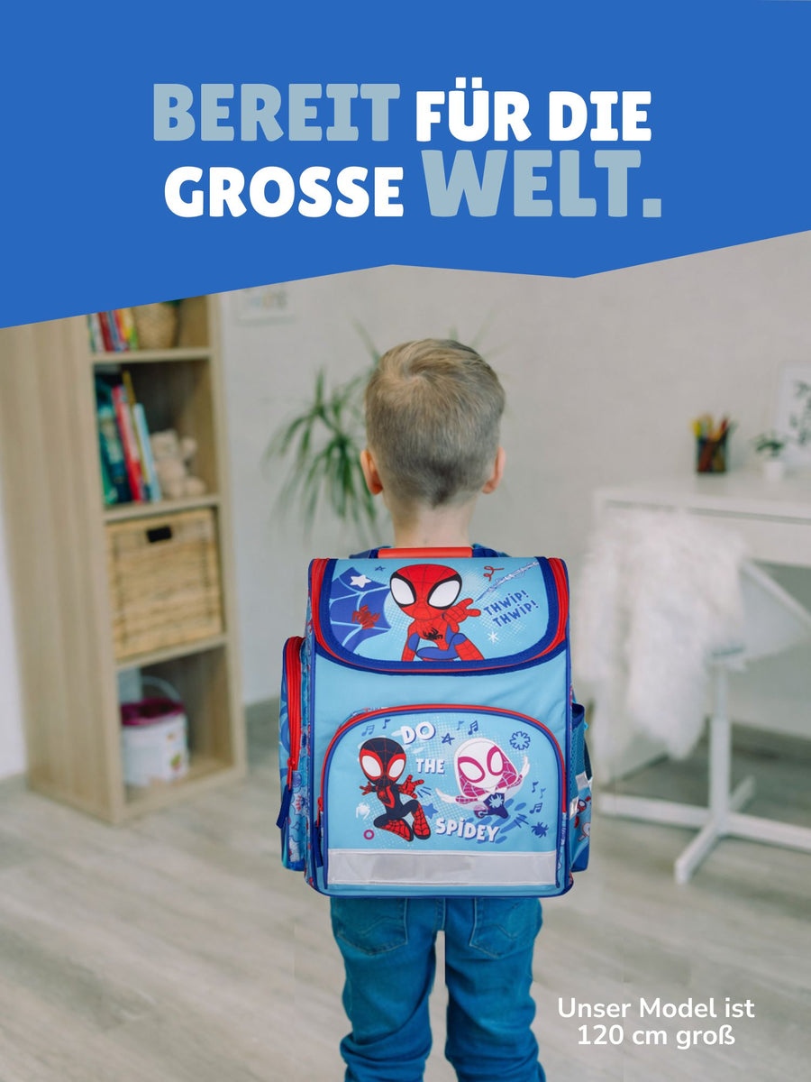 Spidey Schulranzen Set für Jungs und Mädchen 6-teilig mit Sporttasche