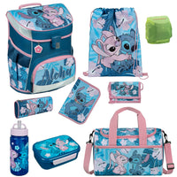 Stitch Schulranzen Set 9-teilig mit Sporttasche für Mädchen 1. Klasse