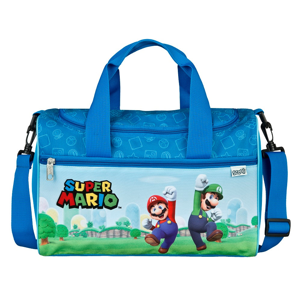 Super Mario Sporttasche Blau