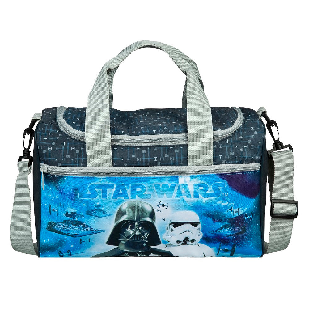 Sporttasche STAR WARS CLASSIC (Maße: ca. 35 x 24 x 16 cm | Material: Polyester | mit Reißverschluss-Hauptfach)