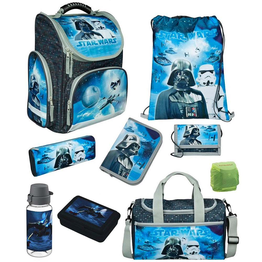 Star Wars Schulranzen Set für Jungen in Blau