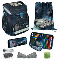 Jungen Schulranzen Scooli Easy Fit Ranzen 1. Klasse STAR WARS 6-teiliges Set