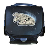 Schultasche mit Star Wars Raumschiff im Weltall Galaxy mit Magnetverschluss