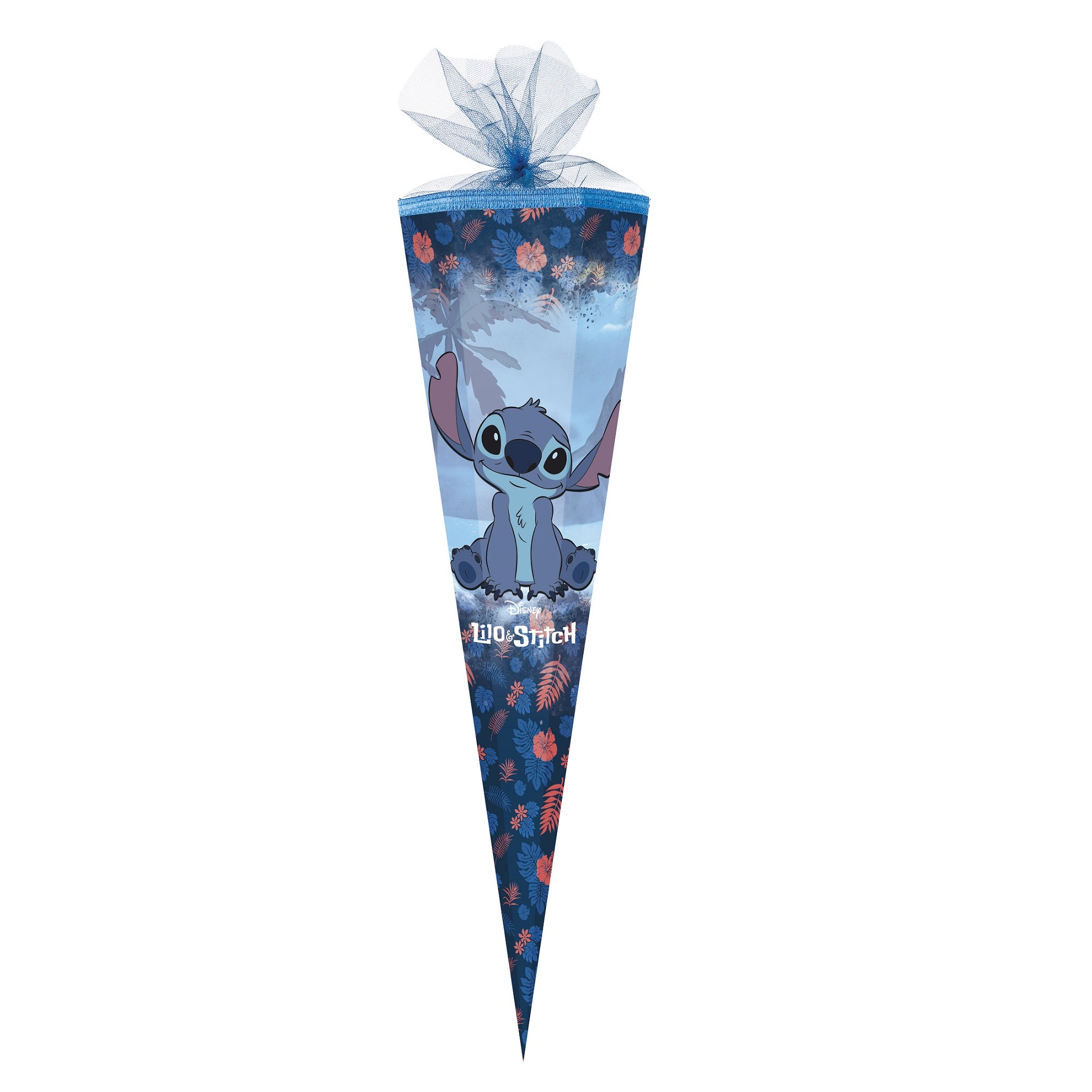Nestler Schultüte / Zuckertüte 85cm Disney Stitch Motiv Blau