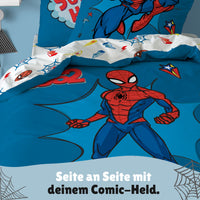 Detailansicht Spiderman auf Vorderseite