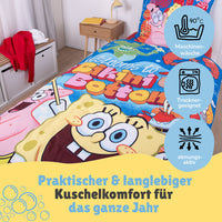 Pflegehinweise für die Spongebob Bettwäsche