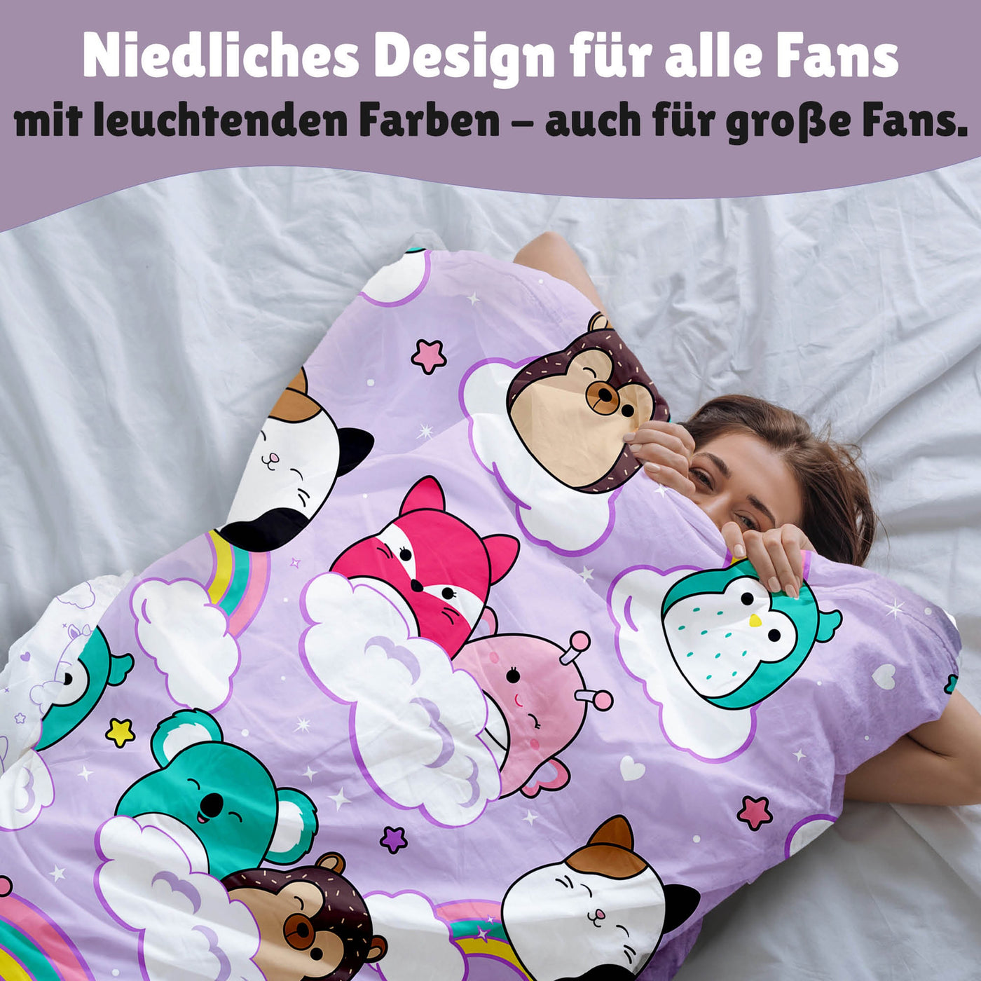 Info Größe 135x200 80x80 cm und Lieferumfang 2-teiliges Set