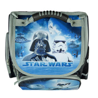 Star Wars Schulranzen Blau Grau Ansicht Deckel