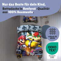 Infotafel Qualität der Bettwäsche aus 100% Baumwolle