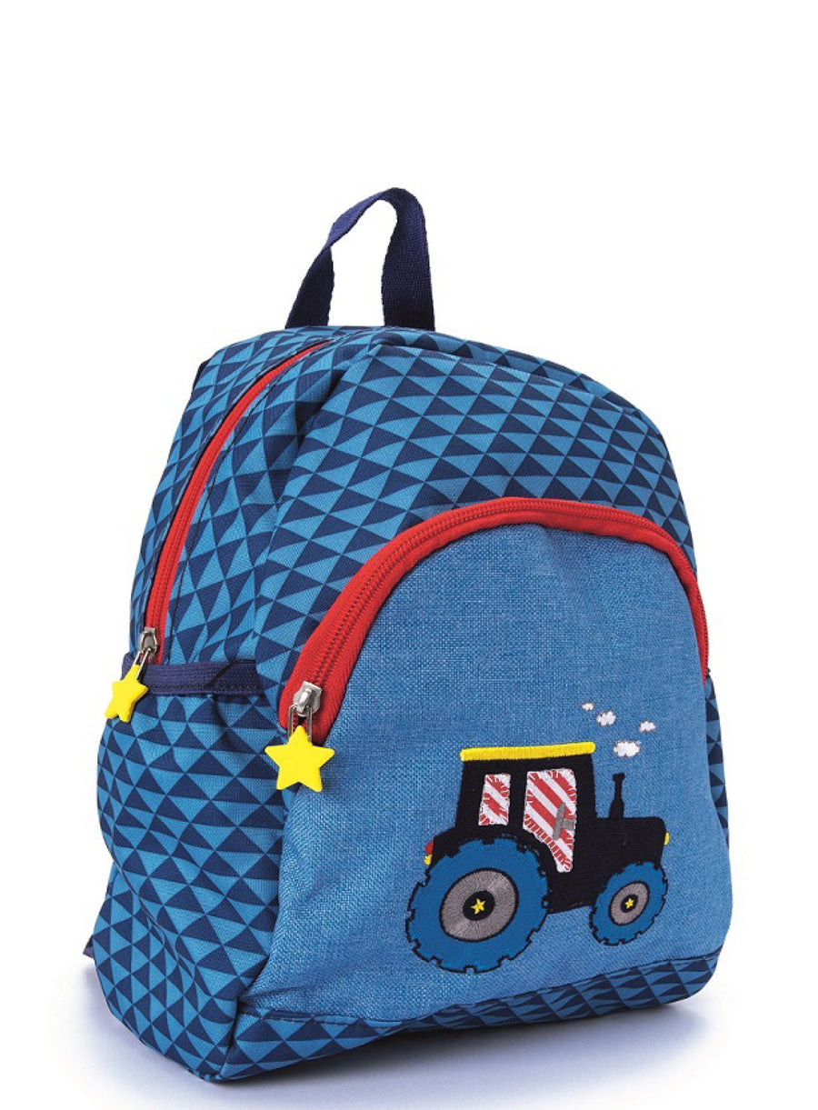 Kinder Rucksack Die Spiegelburg TRAKTOR für Kinder ab 2 Jahren; mit Brustgurt