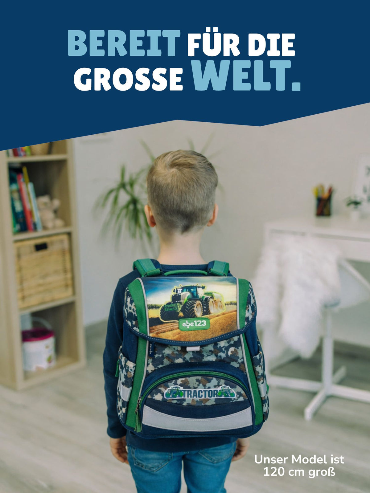 Schultasche leicht mit Brustgurt 