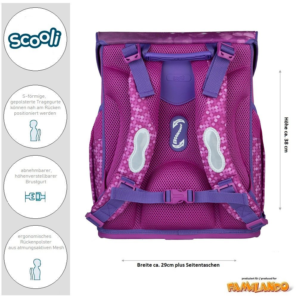 Einhorn Ranzen 1. Klasse Scooli Campus Fit