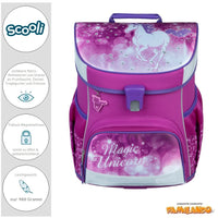 Magic Unicorn Einhorn Schulranzen mit Glitzer
