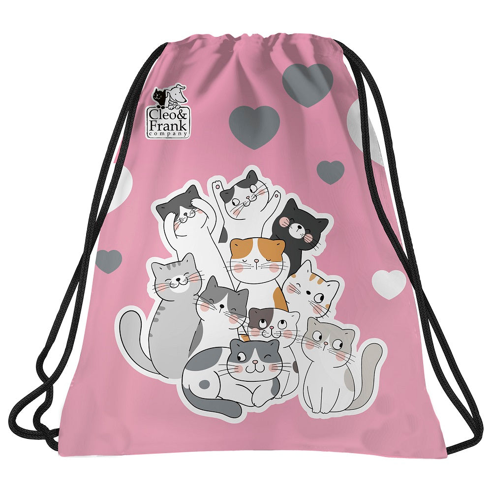 Turnbeutel Sportbeutel Katze