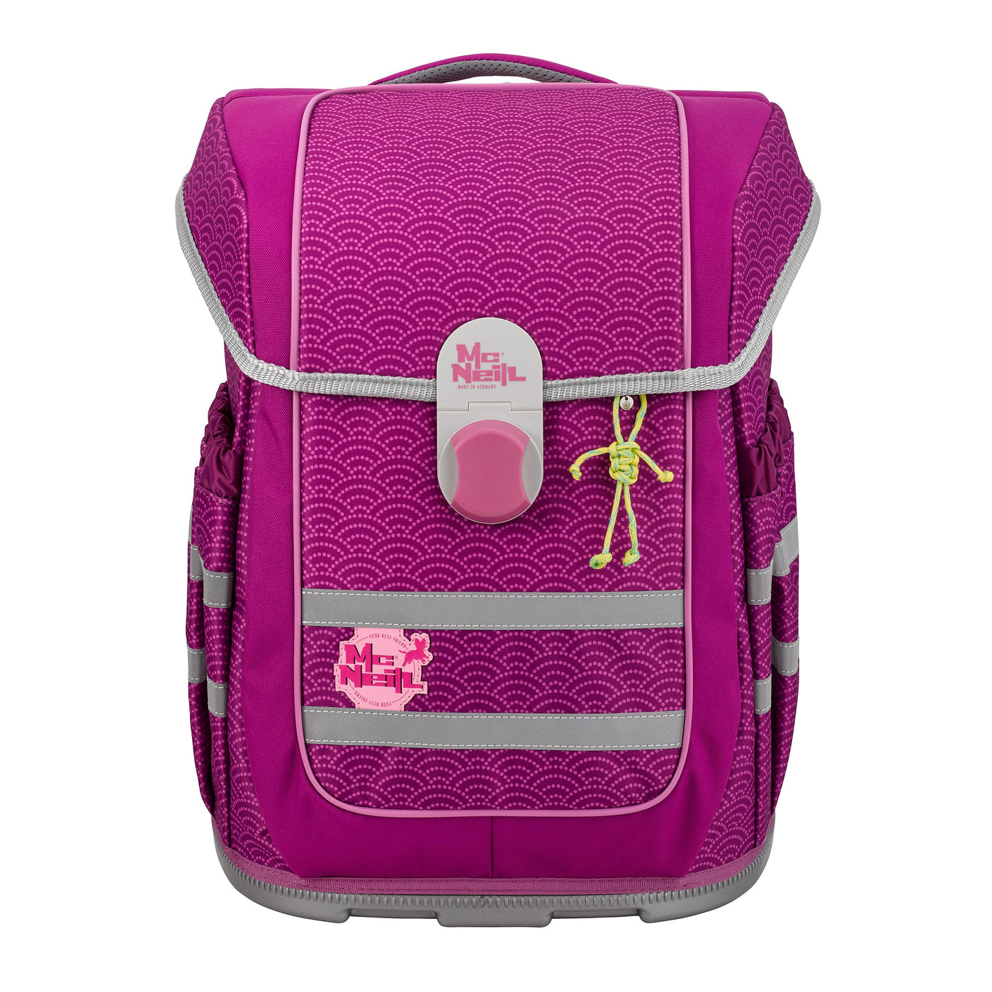 McNeill Schulranzen Ergo Complete mit Motivmagnet in Pink Frontansicht