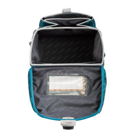 Türkis-Blauer McNeill Schulranzen Ergo Complete Innenansicht mit extra Fach und zusätzlichem Frontfach