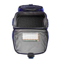 Blauer McNeill Schulranzen Ergo Complete Innenansicht mit extra Fach und zusätzlichem Frontfach