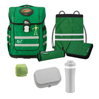 McOcean Legu Schulranzen Set 8-teilig mit Koziol Brotdose und Trinkflasche