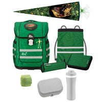 McOcean Legu Schulranzen Set 9-teilig mit Koziol Lunch-Set und Schultüte